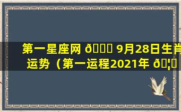 第一星座网 🐝 9月28日生肖运势（第一运程2021年 🦁 9月28日十二生肖运势解析）